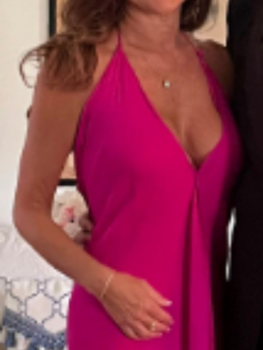 Michelle Farmer formal silk dress
